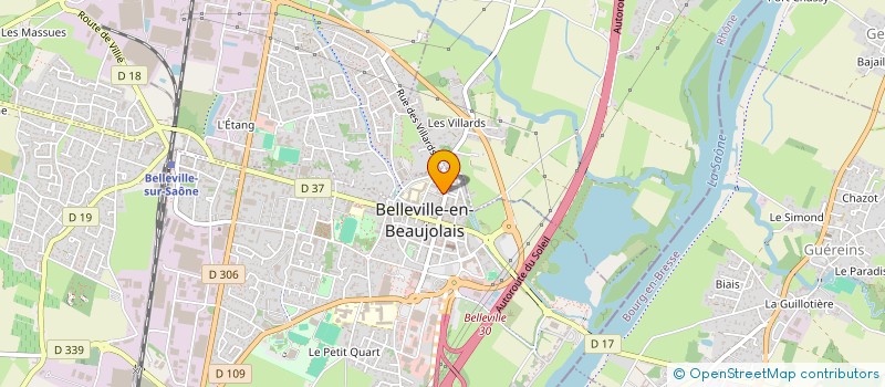 localisation de l'entreprise SARL CAVE DES ANTONINS  BELLEVILLE-EN-BEAUJOLAIS