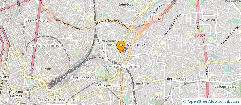 localisation de l'entreprise SARL CAVE DES CHARTREUX à MARSEILLE