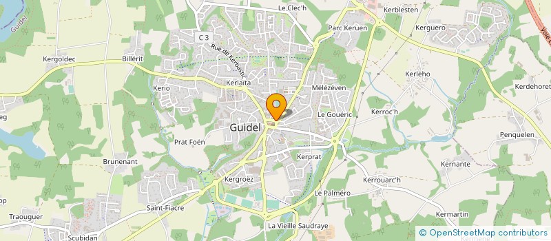 localisation de l'entreprise SARL CAVE ET DELICES à GUIDEL