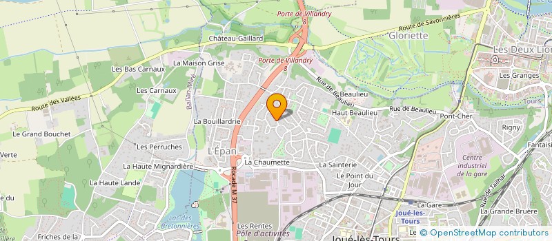 localisation de l'entreprise SARL CAVE ET RENOVATION à JOUE-LES-TOURS