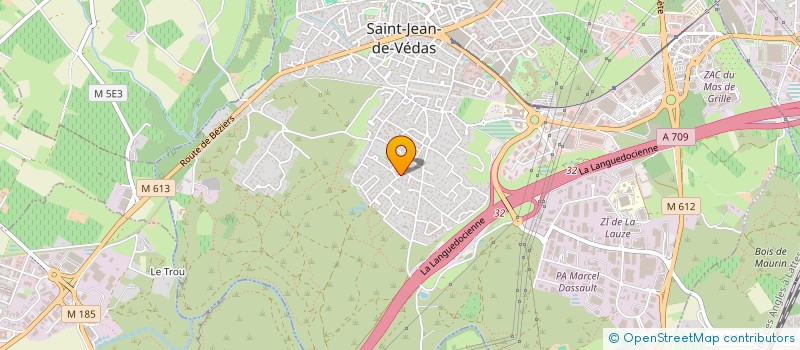 localisation de l'entreprise SARL CAVERNA SUD à SAINT-JEAN-DE-VEDAS