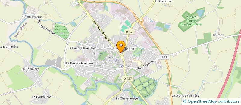 localisation de l'entreprise SARL CAVES BORDRON à SAINT-FULGENT