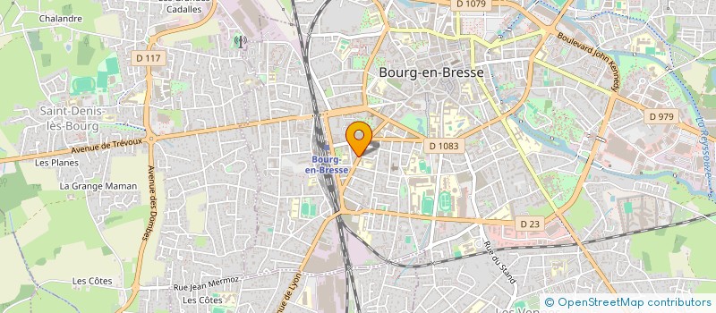 localisation de l'entreprise SARL CAVES DU PLATEAU à BOURG-EN-BRESSE