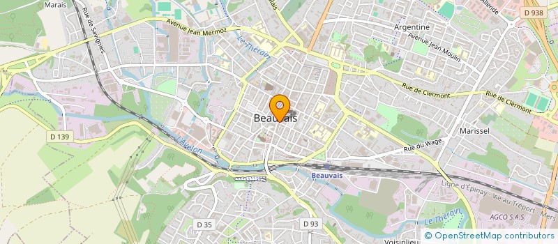 localisation de l'entreprise SARL CAYETTE à BEAUVAIS