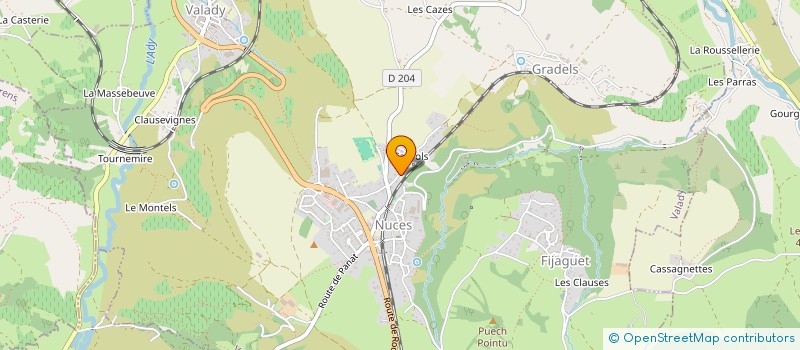 localisation de l'entreprise SARL CAYRON DIFFUSION  VALADY