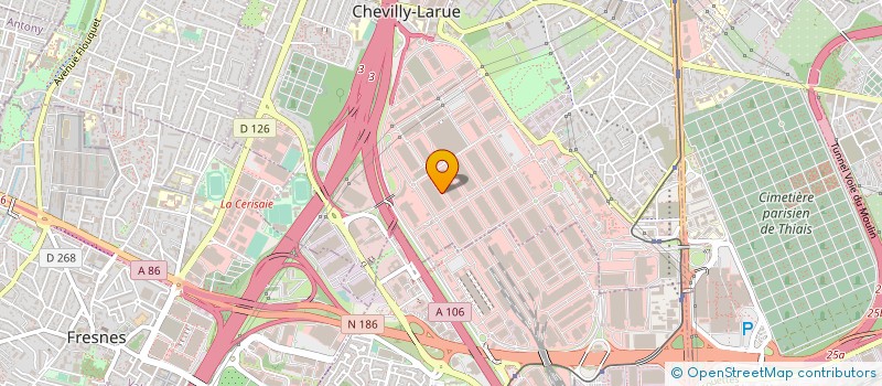 localisation de l'entreprise SARL CAZALIS  CHEVILLY-LARUE