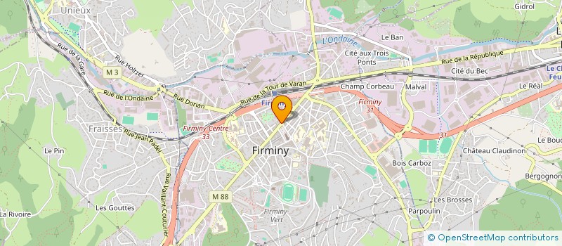 localisation de l'entreprise SARL CAZOLINE à FIRMINY