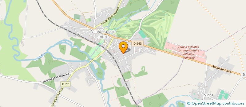localisation de l'entreprise SARL CAZY NICOLAS à VILLEDIEU-SUR-INDRE