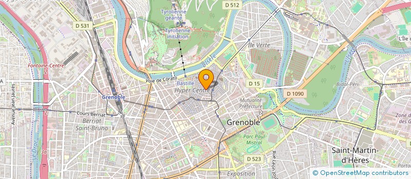 localisation de l'entreprise SARL CB BOUTIQUE  GRENOBLE