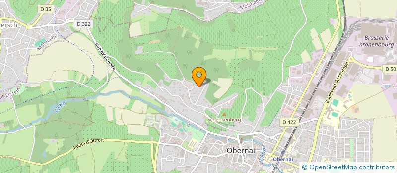localisation de l'entreprise SARL CB EMBALLAGE à OBERNAI
