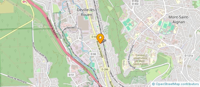 localisation de l'entreprise SARL CB HOME  DEVILLE-LES-ROUEN