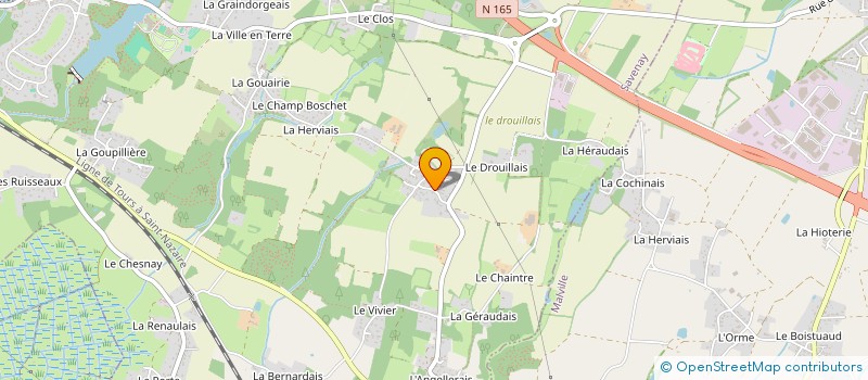 localisation de l'entreprise SARL CB MENUISERIES à SAINT-HERBLAIN