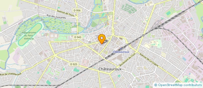localisation de l'entreprise SARL CBA à CHATEAUROUX