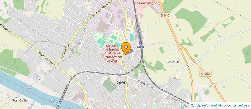 localisation de l'entreprise SARL CBB à GIEN