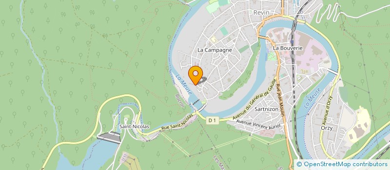 localisation de l'entreprise SARL CBE à REVIN