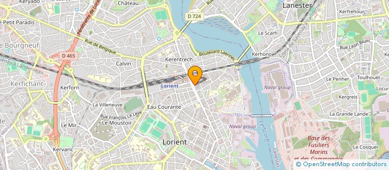 localisation de l'entreprise SARL CBFV OUEST GSM à LORIENT