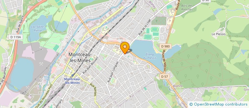 localisation de l'entreprise SARL CBI à MONTCEAU-LES-MINES