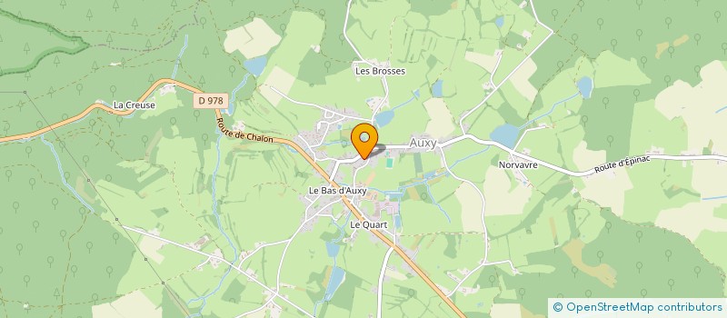 localisation de l'entreprise SARL CBM  LA CELLE-EN-MORVAN