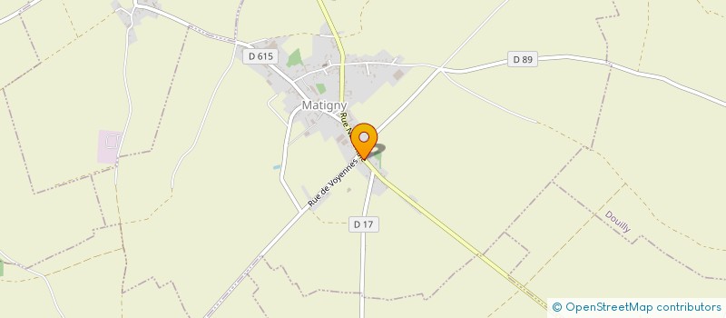 localisation de l'entreprise SARL CBMIH à MATIGNY