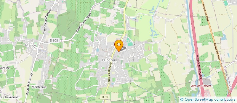 localisation de l'entreprise SARL CBN  LUCENAY