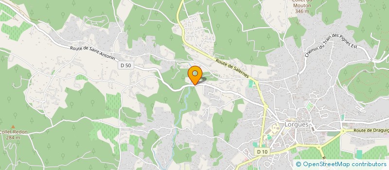 localisation de l'entreprise SARL CBRE à LORGUES