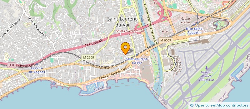 localisation de l'entreprise SARL CCE à SAINT-LAURENT-DU-VAR