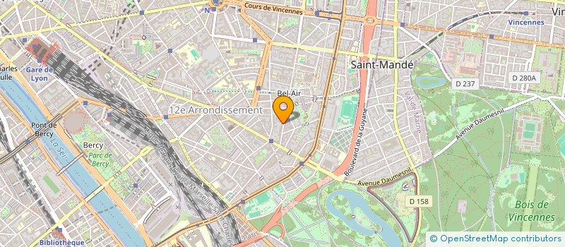 localisation de l'entreprise SARL CCFK-CENTRE DE CONSULTATIONS ET DE FORMATIONS EN KINESIOLOGIE  PARIS