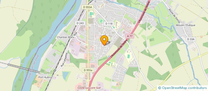 localisation de l'entreprise SARL CCHL à COSNE-COURS-SUR-LOIRE