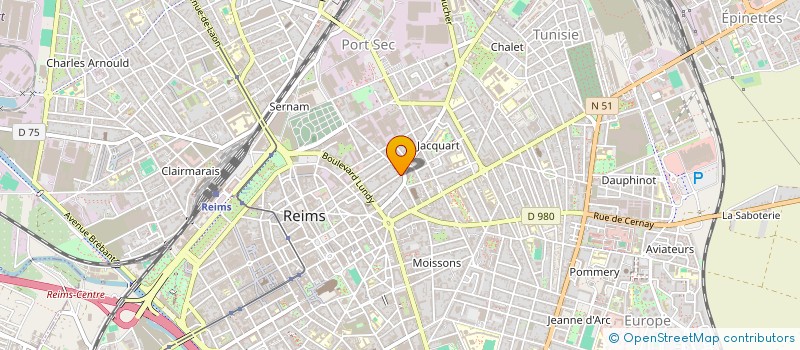 localisation de l'entreprise SARL CCL à REIMS