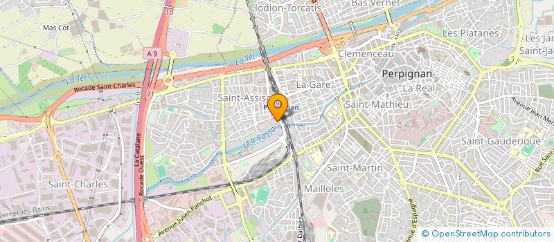 localisation de l'entreprise SARL CCM à PERPIGNAN