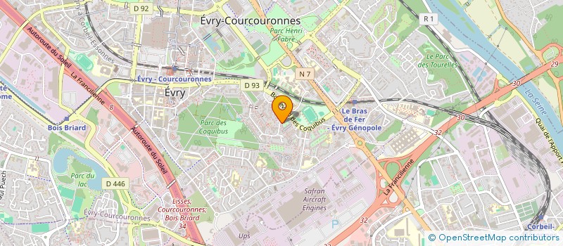 localisation de l'entreprise SARL CCN à EVRY-COURCOURONNES