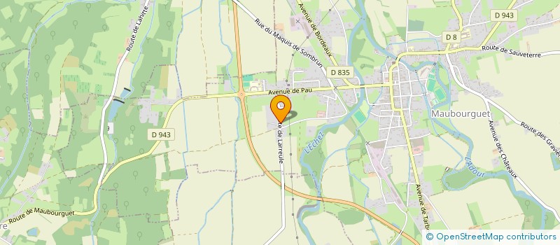 localisation de l'entreprise SARL CCRMD à MAUBOURGUET