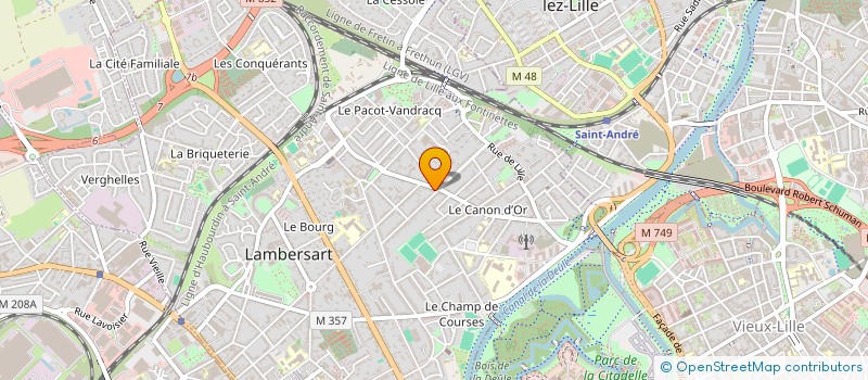 localisation de l'entreprise SARL CD 2000 à LAMBERSART