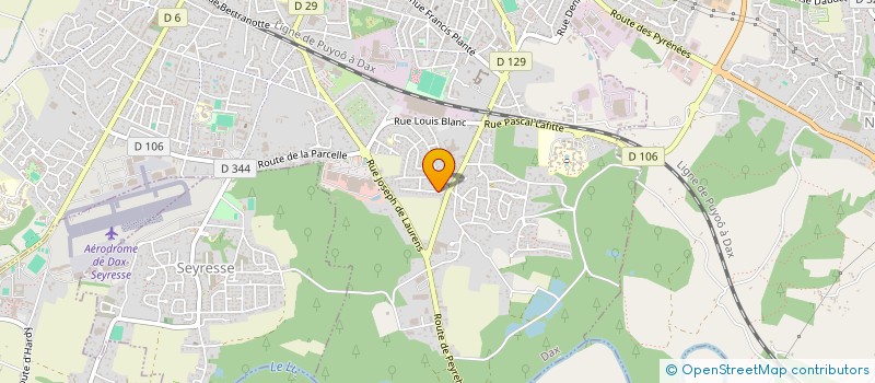 localisation de l'entreprise SARL CD FAMILY  DAX