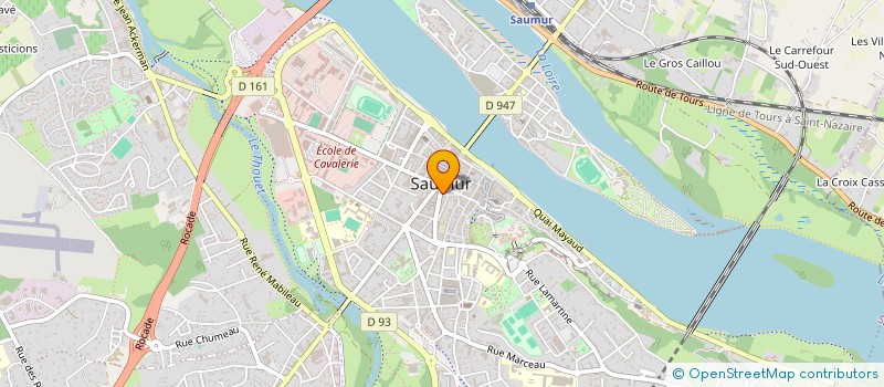 localisation de l'entreprise SARL CD & SERVICES  SAUMUR