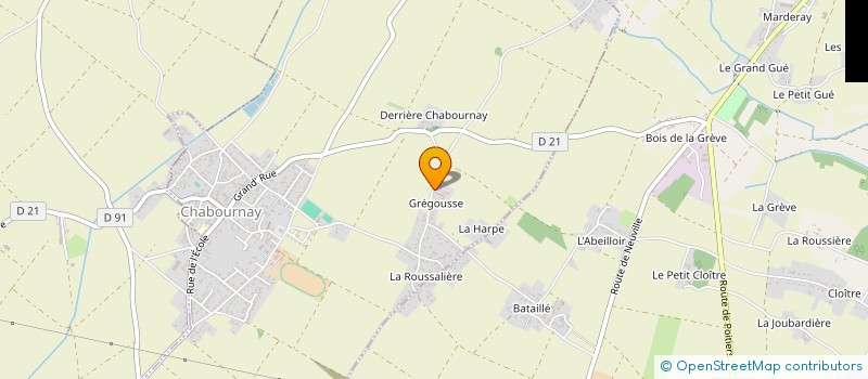 localisation de l'entreprise SARL CDEF EXTREME  CHABOURNAY