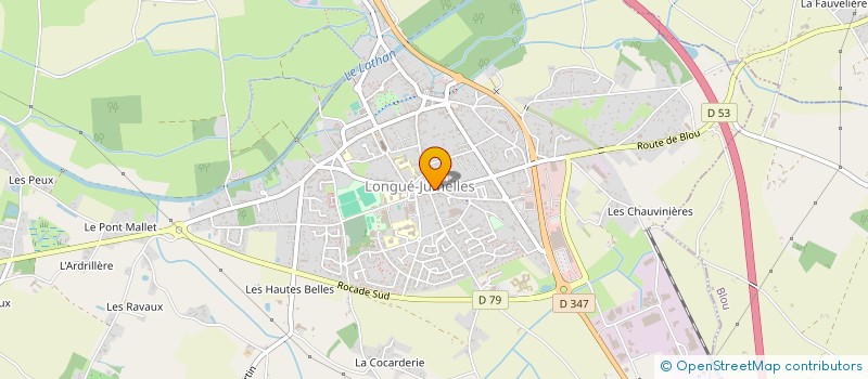 localisation de l'entreprise SARL CDFP à LONGUE-JUMELLES