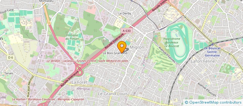 localisation de l'entreprise SARL CDM  EYSINES