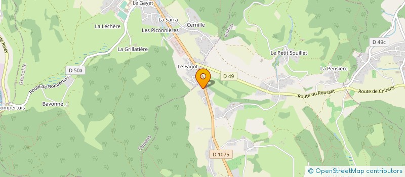 localisation de l'entreprise SARL CECILE à VOIRON