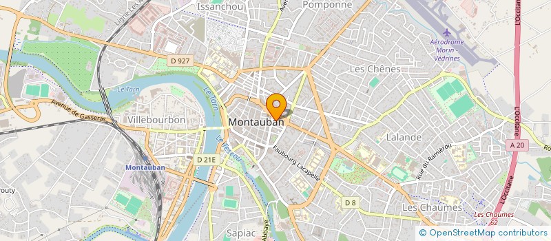 localisation de l'entreprise SARL CED LAU à MONTAUBAN