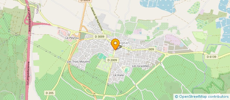 localisation de l'entreprise SARL CEDDAN à SIGEAN