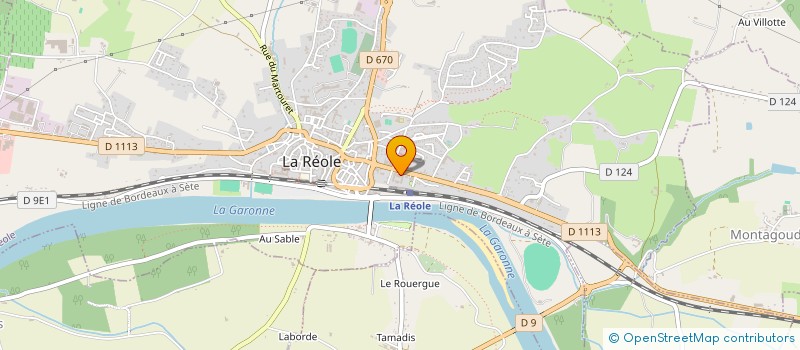 localisation de l'entreprise SARL CEDRELOUP à LA REOLE
