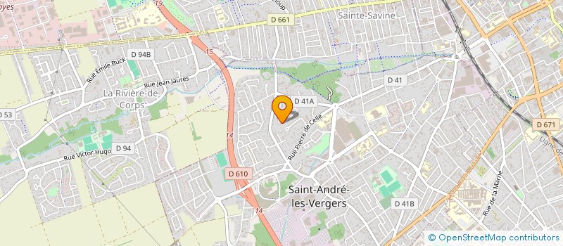 localisation de l'entreprise SARL-CEDRIC BERLOT à SAINT-ANDRE-LES-VERGERS