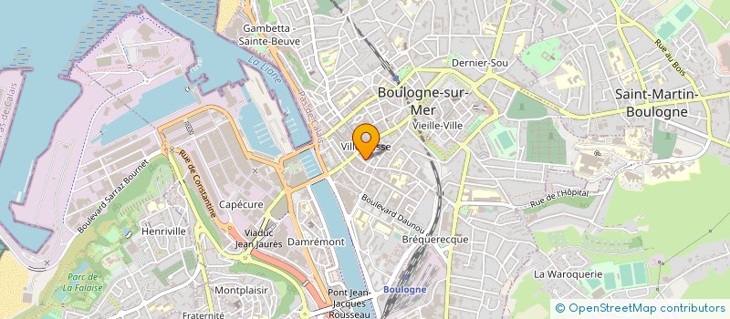 localisation de l'entreprise SARL CEDRIC RIVET à BOULOGNE-SUR-MER