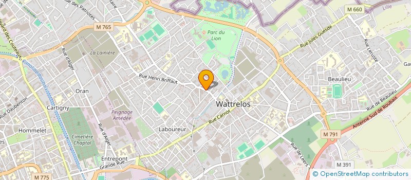localisation de l'entreprise SARL CEGI DISTRIBUTION à WATTRELOS