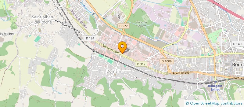 localisation de l'entreprise SARL CEGITEC à BOURGOIN-JALLIEU