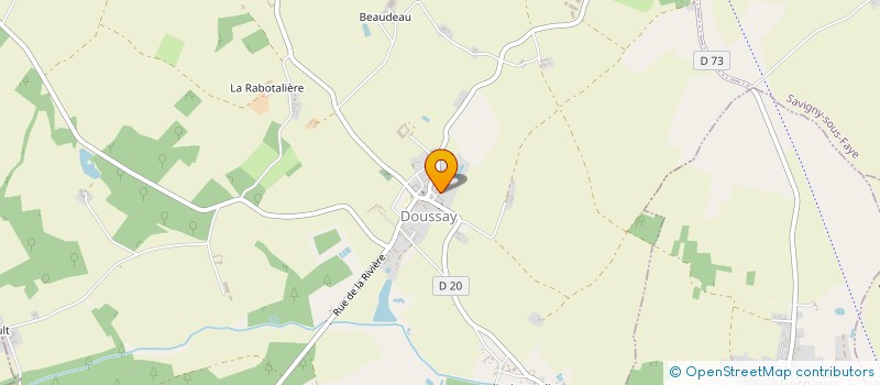 localisation de l'entreprise SARL CEGLIA  SAVIGNY-SOUS-FAYE