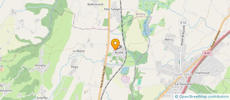 localisation de l'entreprise SARL CEJEZAE  ENTRELACS