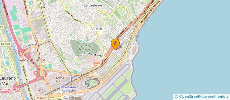 localisation de l'entreprise SARL CEJUDO MONGIN IMMOBILIER à NICE