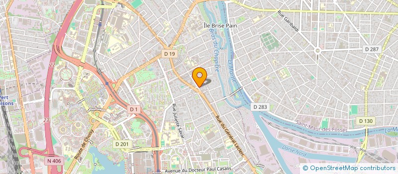 localisation de l'entreprise SARL CEJYM  CRETEIL